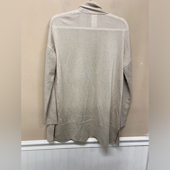 Wolford Wool Silk Beige Open Front Cardigan Sweater Size XS - Picture 2 of 5